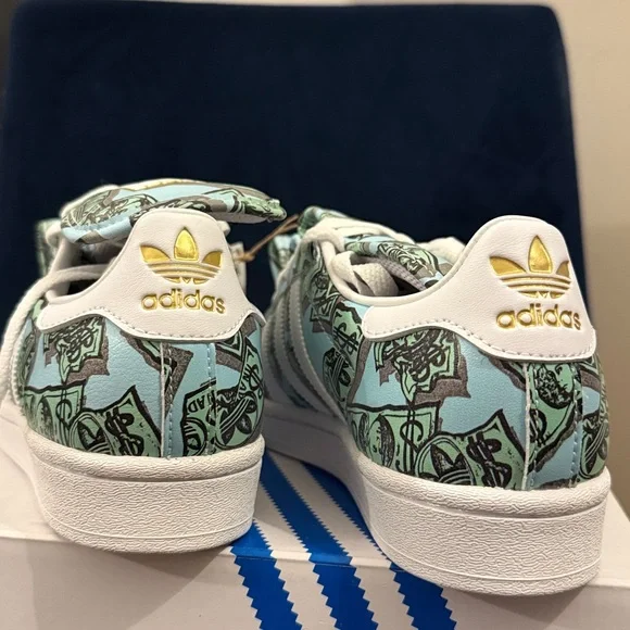 🆕Adidas x Jeremy Scott money superstar sneakers